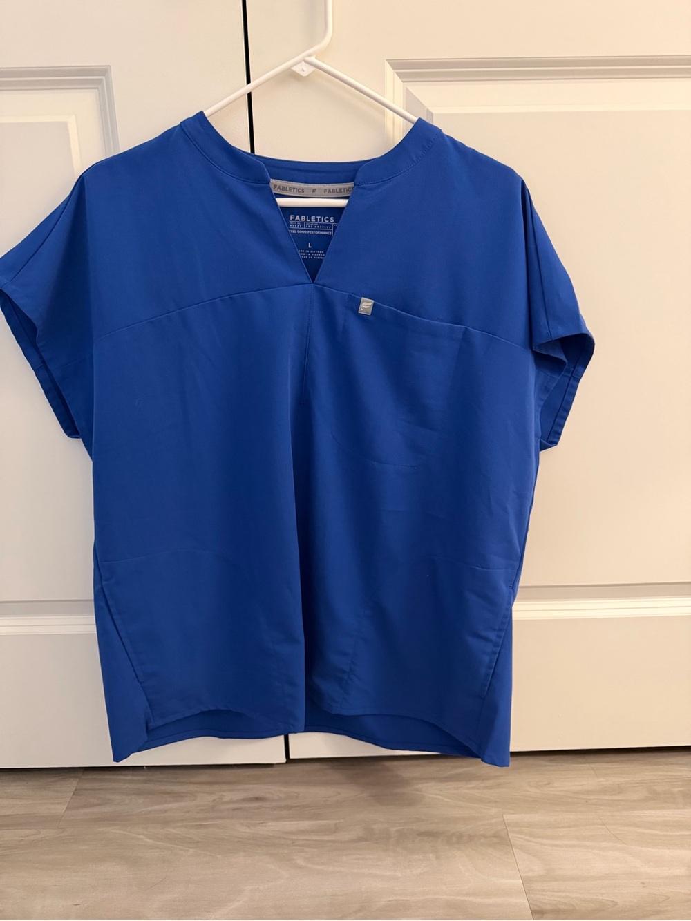 Fabletics Blue Scrub Top